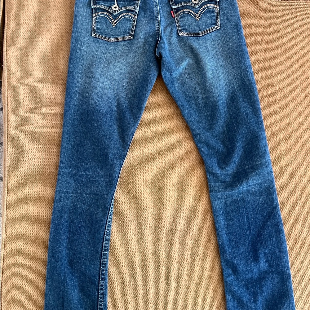 Levi's Girl's Blue Jeans - Picture 4 of 4